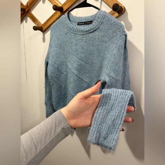 ANDERSSON BELL Roya Alpaca Puff Sleeve Sweater - Sky Blue - Picture 11 of 13
